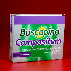 BUSCAPINA COMPOSITUM (HIOSCINA/METAMIZOL) 20MG/2.5G/5ML INYECTABLE  C/3 AMP