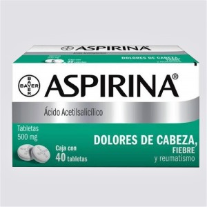ASPIRINA 500MG C/40TAB.