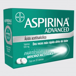 ASPIRINA ADVANCE 500MG C/20TAB