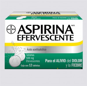 ASPIRINA EFERVECENTE 500MG C/12 TAB.