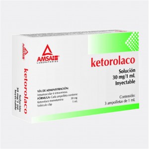 KETOROLACO 30MG 1ML INYECTABLE