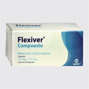 FLEXIVER MELOXICAM 7.5MG /215 MG  20 CAPS