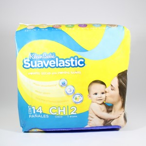 KLEEN BEBE SUAVELASTIC PAÑALES CONT. 14 CH/ 2 ETAPA