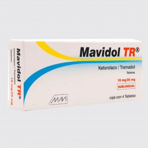 MAVIDOL TR  KETOROLACO/TRAMADOL  10MG/ 25MG 4TABS
