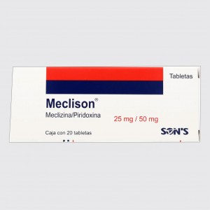 MECLISON MECLIZINA/ PIRIDOXINA 25 MG /50MG 20TABS