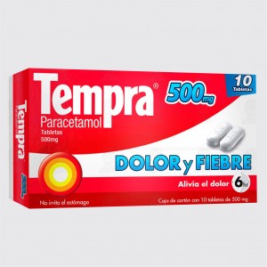 TEMPRAFORTE 500MG 10 TABS