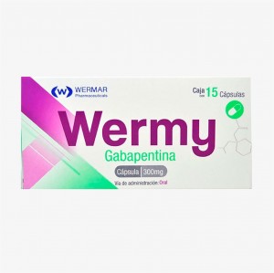 WERMY GABAPENTINA 300MG 15 CAPS