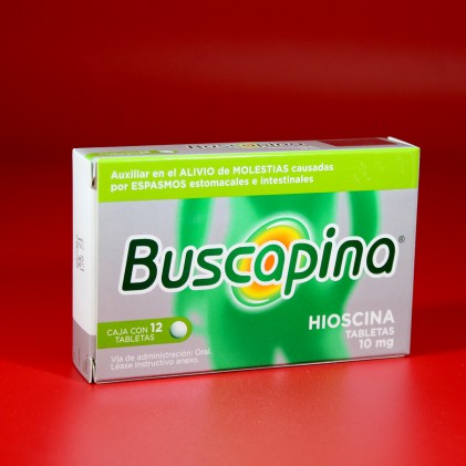 BUSCAPINA (HIOSCINA) 10MG C/12 TAB