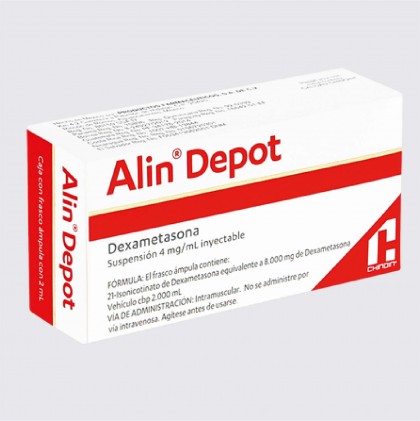 ALIN DEPOT (DEXAMETASONA) 4MG/2ML INYECTABLE