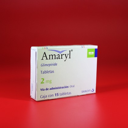 AMARYL GLIMEPIRIDA 2MG 15 TABS