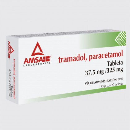 TRAMADOL/PARACETAMOL C/20TAB