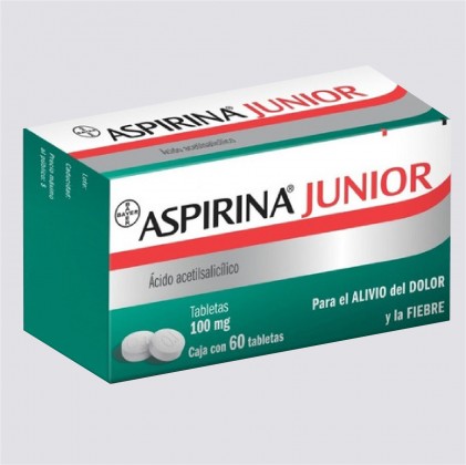 ASPIRINA JUNIOR 100MG C/60TAB.