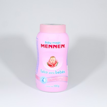 BABY MAGIC MENNE-TALCO PARA BEBES ROSA 100G