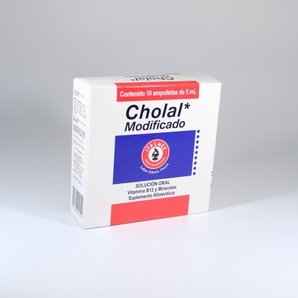 CHOLAL MODIFICADO C/10 AMPOLLETAS BEBIBLES DE 5ML