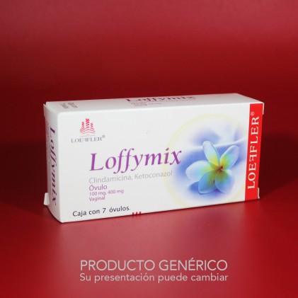 CLINDAMICINA, KETOCONAZOL C/7 OVULOS.