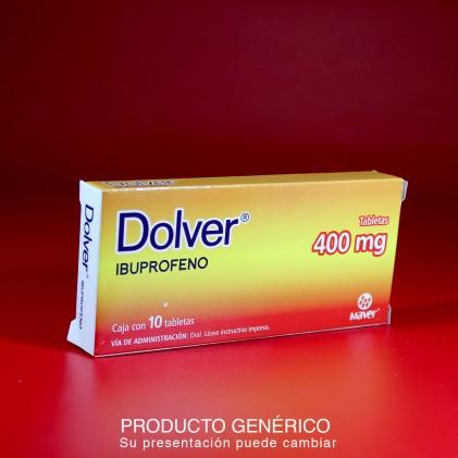 DOLVER IBOPROFENO 400MG 10 TABS