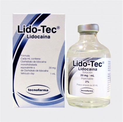 LIDO-TEC LIDOCAÍNA 10MG ML INYECTABLE