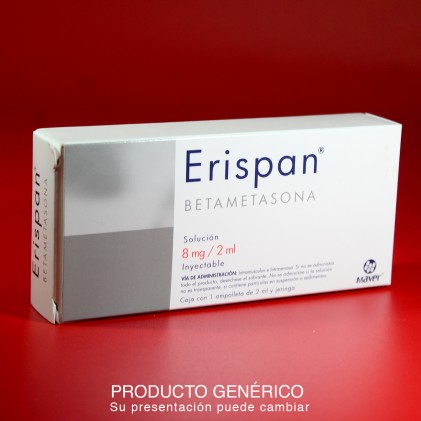 ERISPAN 8MG 2ML INYECTABLE