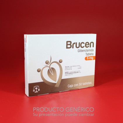 BRUCEN GLIBENCLAMIDA 50 TABS 5MG