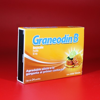 GRANEODIN B 10MG 24 PAST SABOR MIEL Y LIMON