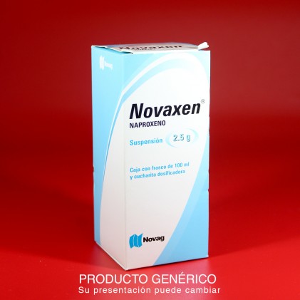 NOVAXEN NAPROXENO 2.5G 100ML