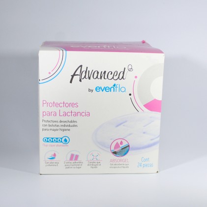 PROTECTORES PARA LACTANCIA EVENFLO C24 PZS.