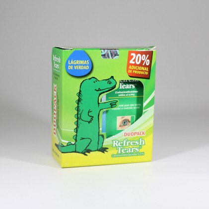 REFRESH TEARS (CARBOXIMETLICELULOSA) 0.5%  DUO PACK
