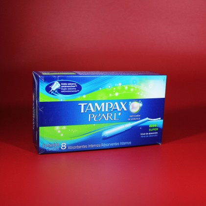 TAMPAX PEARL CONT. 8 REGULAR ABSORBENTE INTERNO