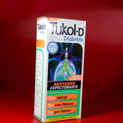 TUKOL-D ADULTO DIABETES 120 ML 2.0G/0.2G