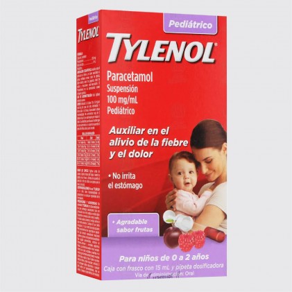 TYLENOL PEDIATRICO FRUTAS C/15ML Y GOTERO