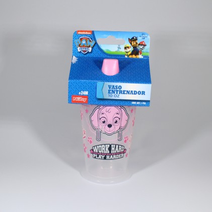 VASO ENTRENADOR NUBY PAW PATROL 10 OZ (NIÑA)